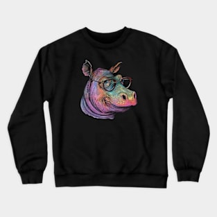 Hippo Wisdom Crewneck Sweatshirt